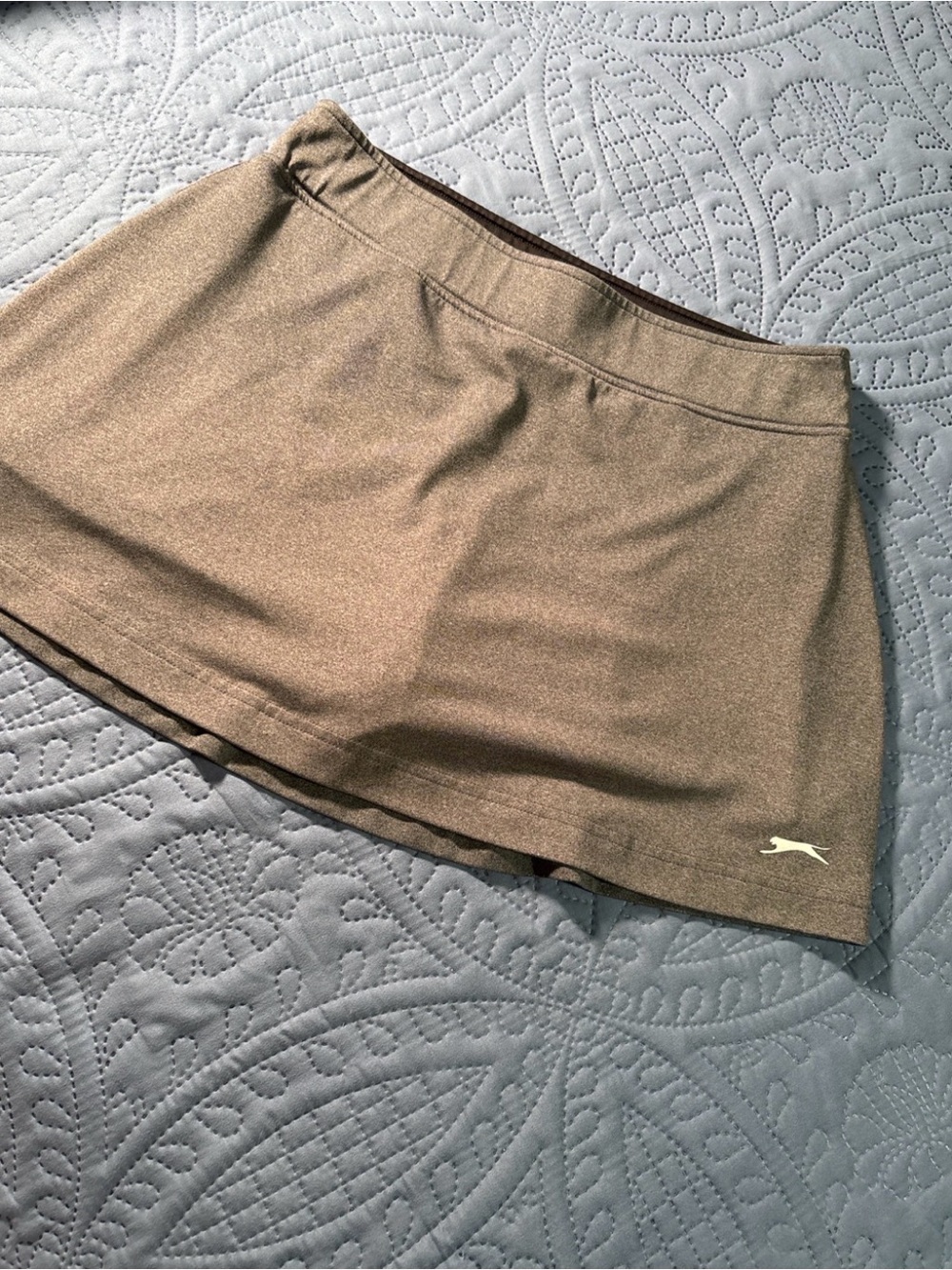 Slazenger Tennis Skort Size M Heather Gray Built In Shorts Athletic Golf